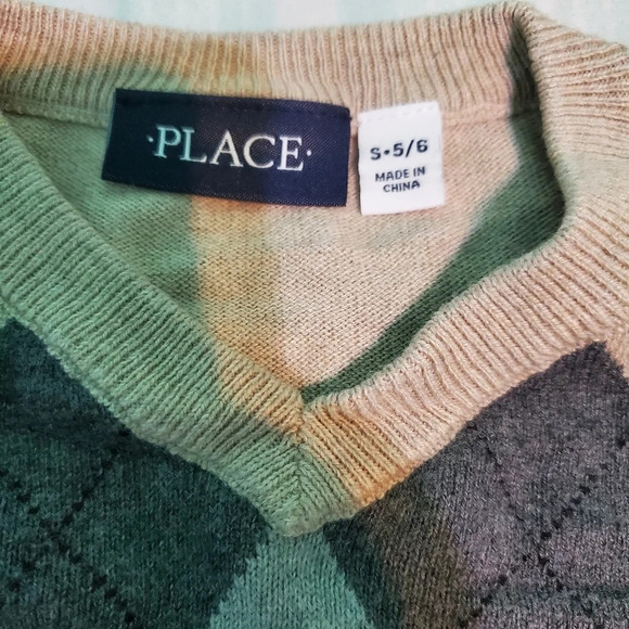 NWOT The Children's Place Boy's Holiday Sweater 5/6 - Picture 3 of 4